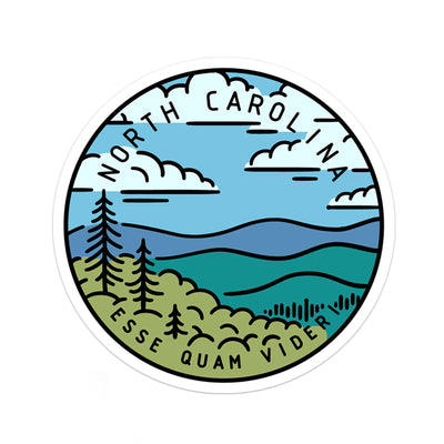 North Carolina Sticker - Albion Mercantile Co.