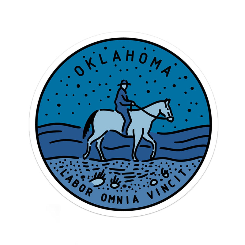 Oklahoma Sticker - Albion Mercantile Co.