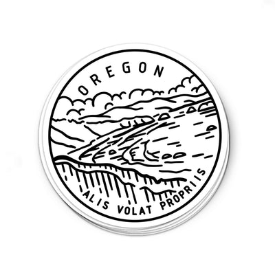 Oregon Sticker - Albion Mercantile Co.