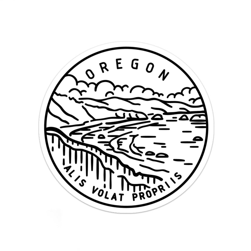 Oregon Sticker - Albion Mercantile Co.