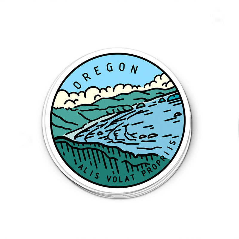 Oregon Sticker - Albion Mercantile Co.