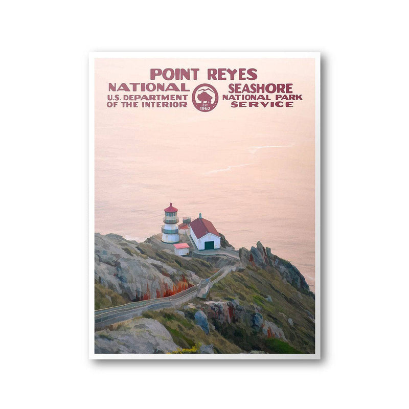 Point Reyes Poster Point Reyes National Seashore Poster - Albion Mercantile Co.