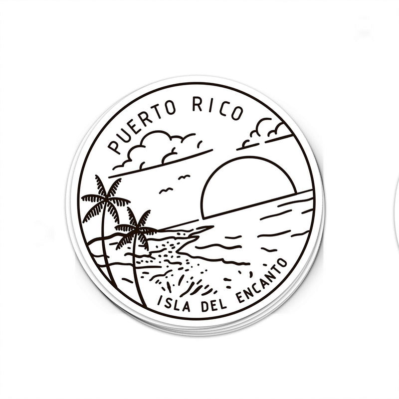 Puerto Rico Sticker - Albion Mercantile Co.