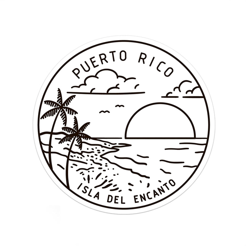 Puerto Rico Sticker - Albion Mercantile Co.