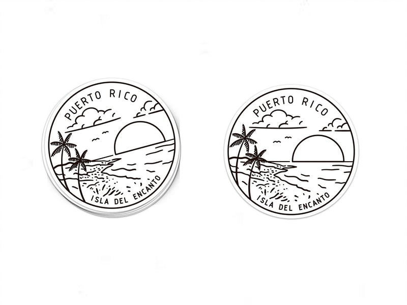 Puerto Rico Sticker - Albion Mercantile Co.