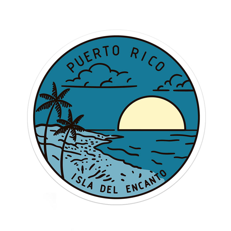 Puerto Rico Sticker - Albion Mercantile Co.