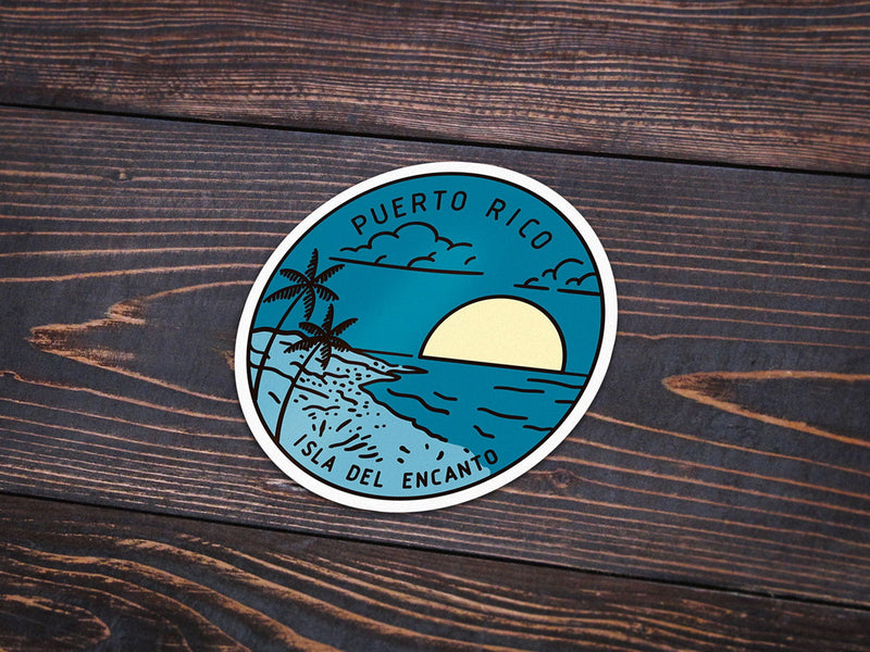 Puerto Rico Sticker - Albion Mercantile Co.