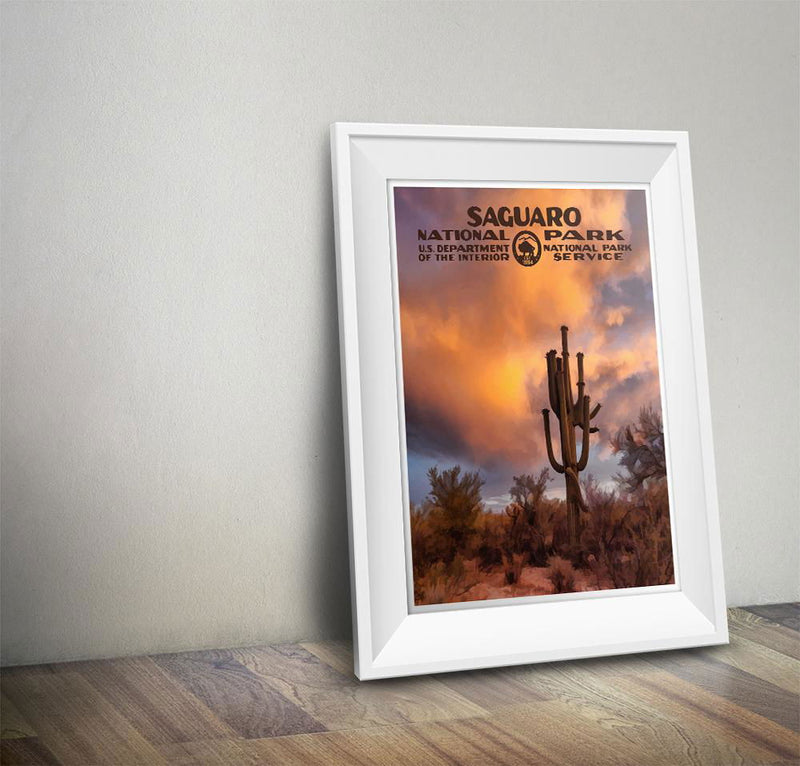 Saguaro National Park Poster - Albion Mercantile Co.