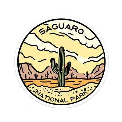 Saguaro National Park Sticker - Albion Mercantile Co.