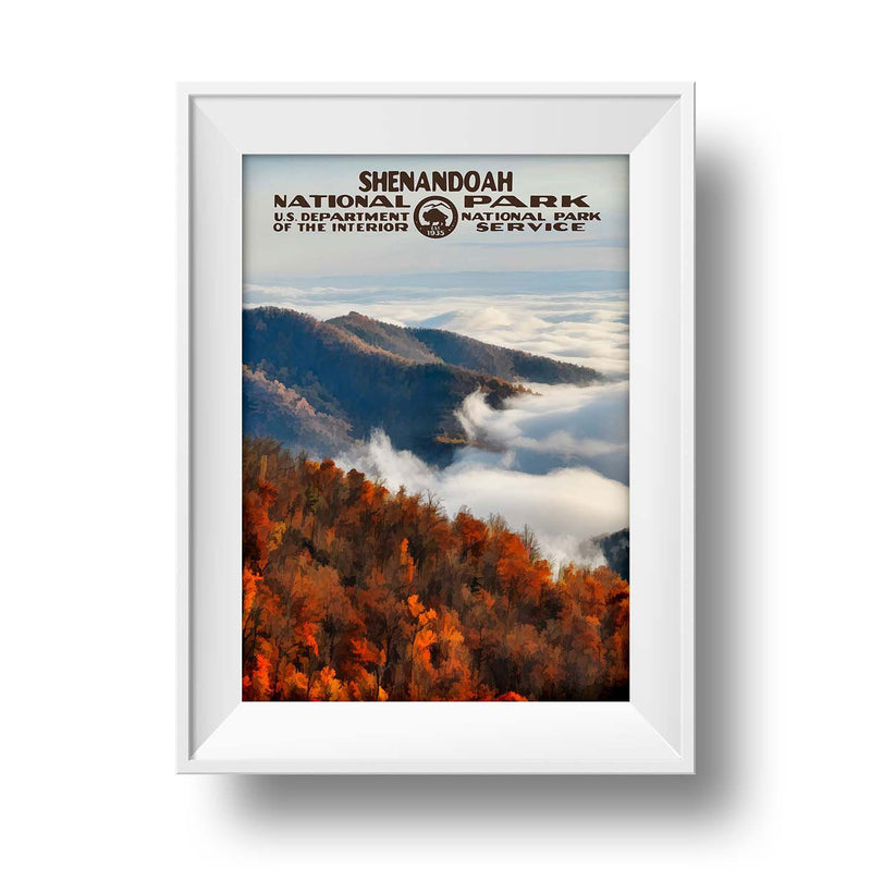 Shenandoah National Park Poster - Albion Mercantile Co.