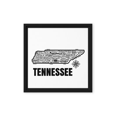 Tennessee Framed Canvas Print - Albion Mercantile Co.