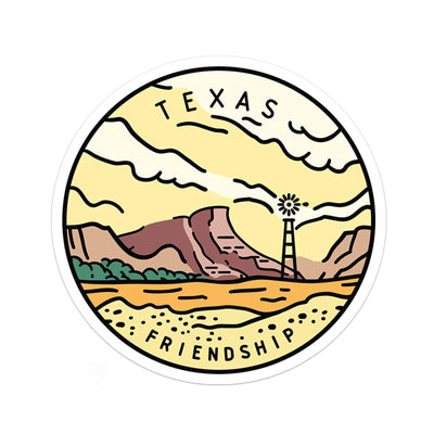 Texas Sticker - Albion Mercantile Co.