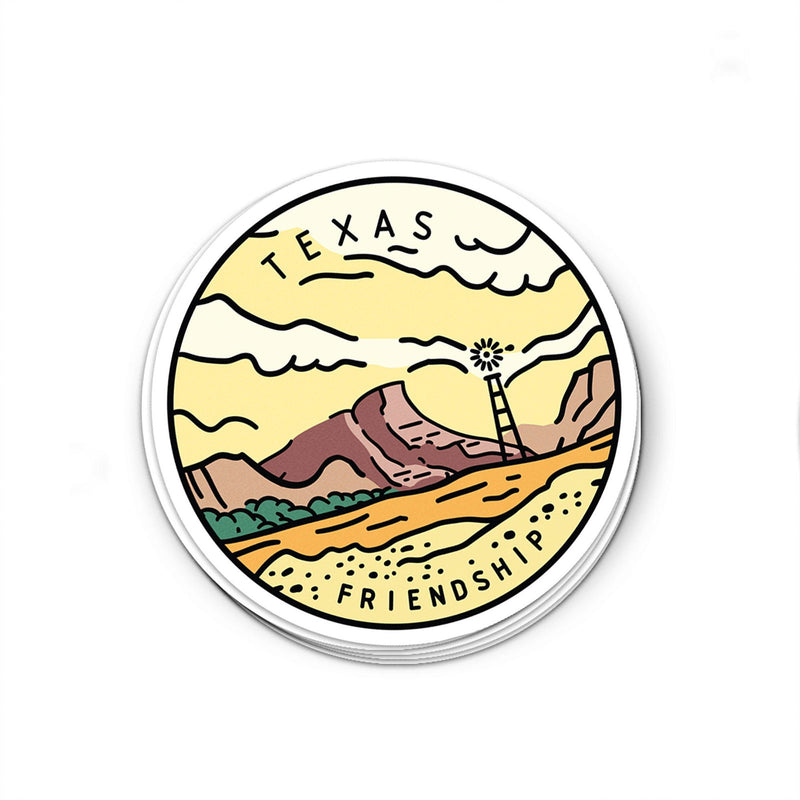 Texas Sticker - Albion Mercantile Co.