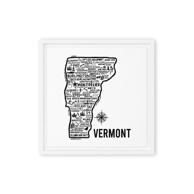 Vermont Framed Canvas Print - Albion Mercantile Co.