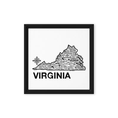 Virginia Framed Canvas Print - Albion Mercantile Co.