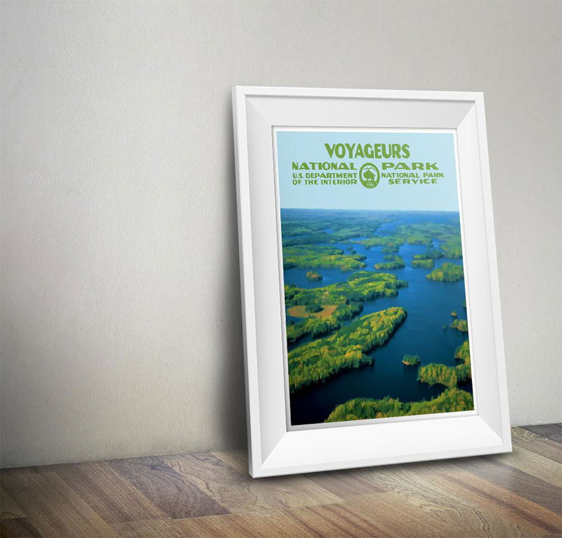 Voyageurs National Park Poster - Albion Mercantile Co.