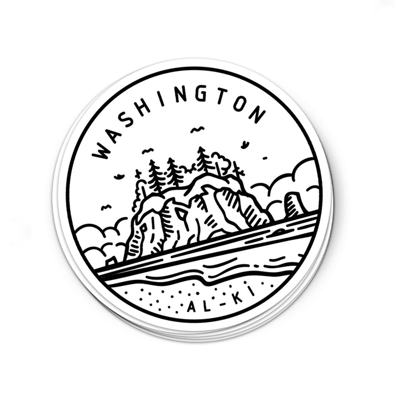 Washington Sticker - Albion Mercantile Co.