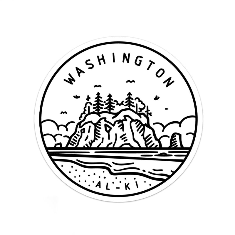 Washington Sticker - Albion Mercantile Co.