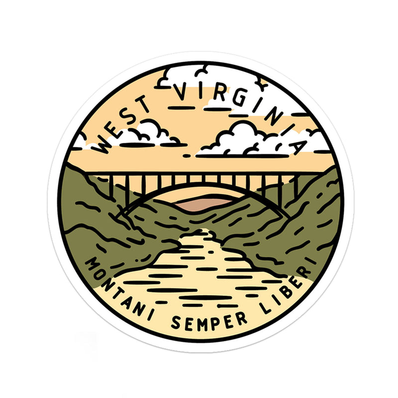 West Virginia Sticker - Albion Mercantile Co.