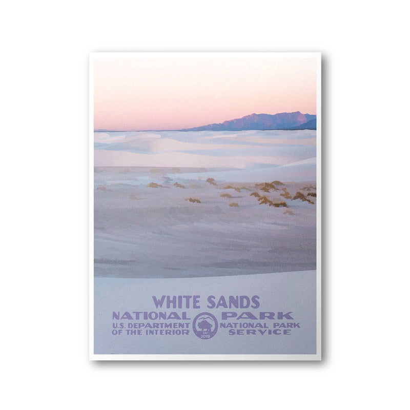 White Sands National Park Poster