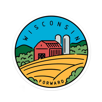 Wisconsin Sticker - Albion Mercantile Co.