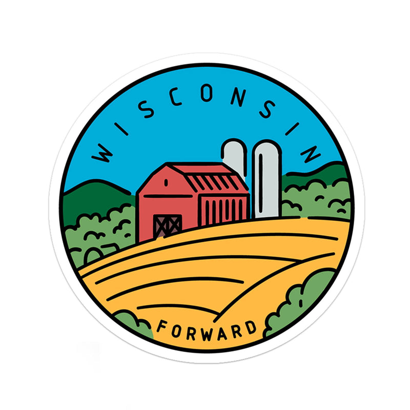 Wisconsin Sticker - Albion Mercantile Co.