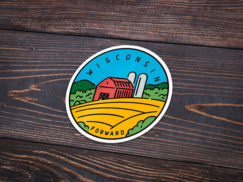 Wisconsin Sticker - Albion Mercantile Co.