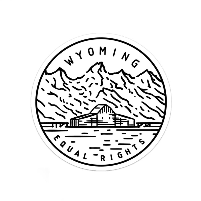 Wyoming Sticker - Albion Mercantile Co.