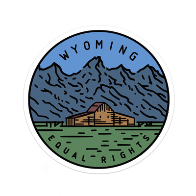 Wyoming Sticker - Albion Mercantile Co.