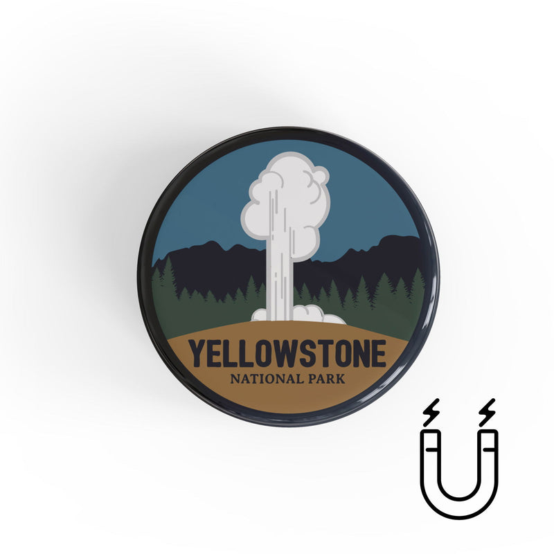 Yellowstone National Park Magnet - Albion Mercantile Co.