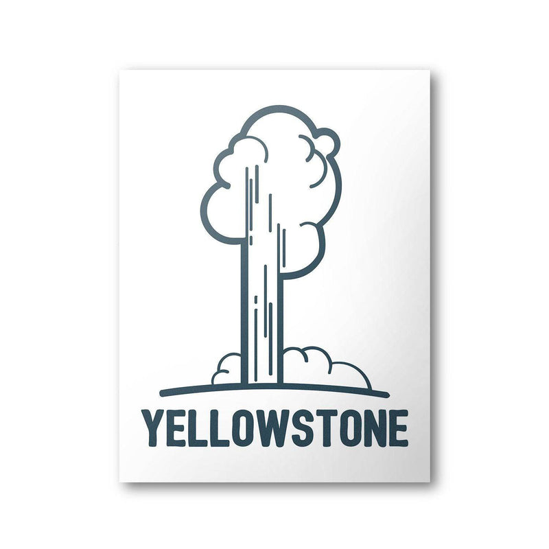 Yellowstone National Park Poster | National Park Print