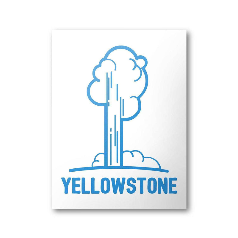 Yellowstone National Park Poster | National Park Print