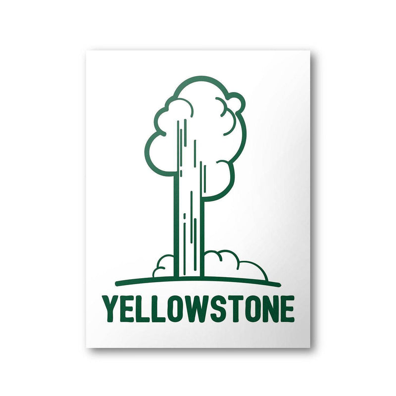 Yellowstone National Park Poster | National Park Print