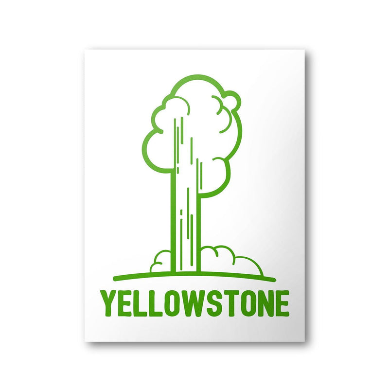 Yellowstone National Park Poster | National Park Print