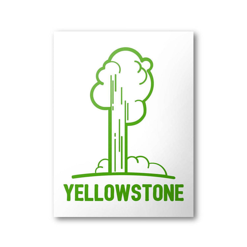 Yellowstone National Park Poster | National Park Print