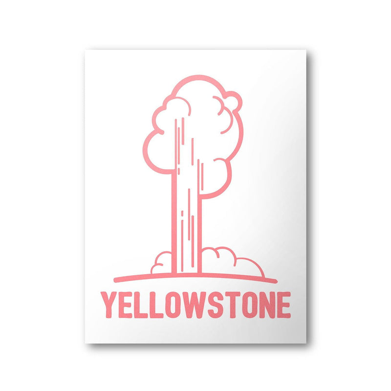 Yellowstone National Park Poster | National Park Print