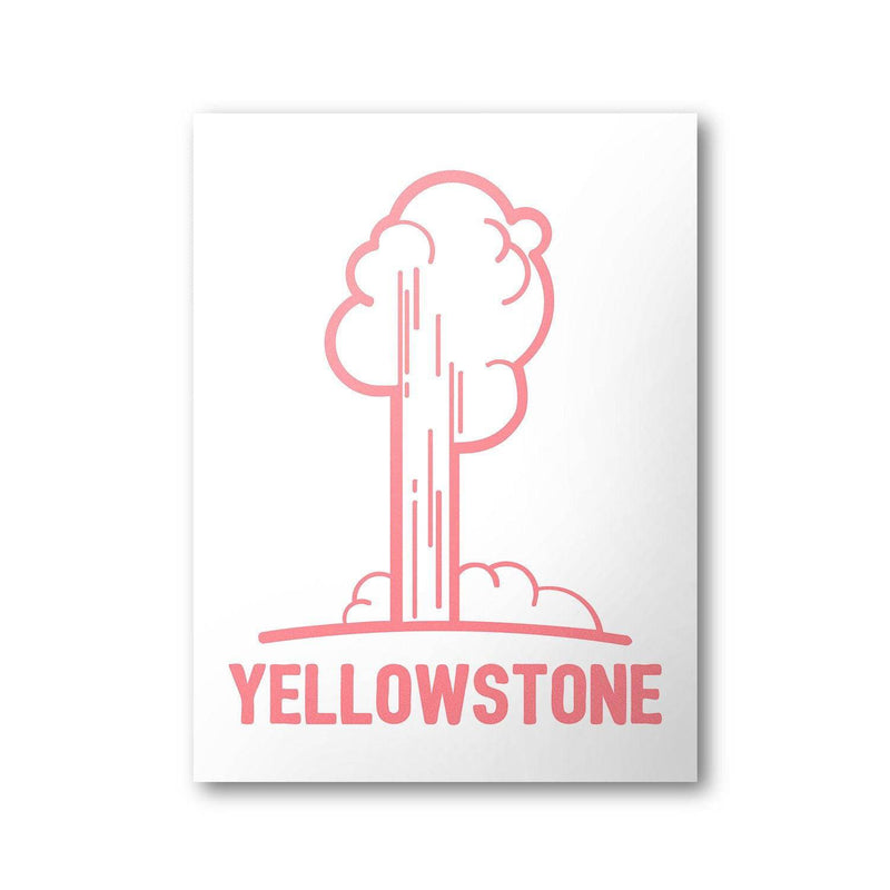 Yellowstone National Park Poster | National Park Print