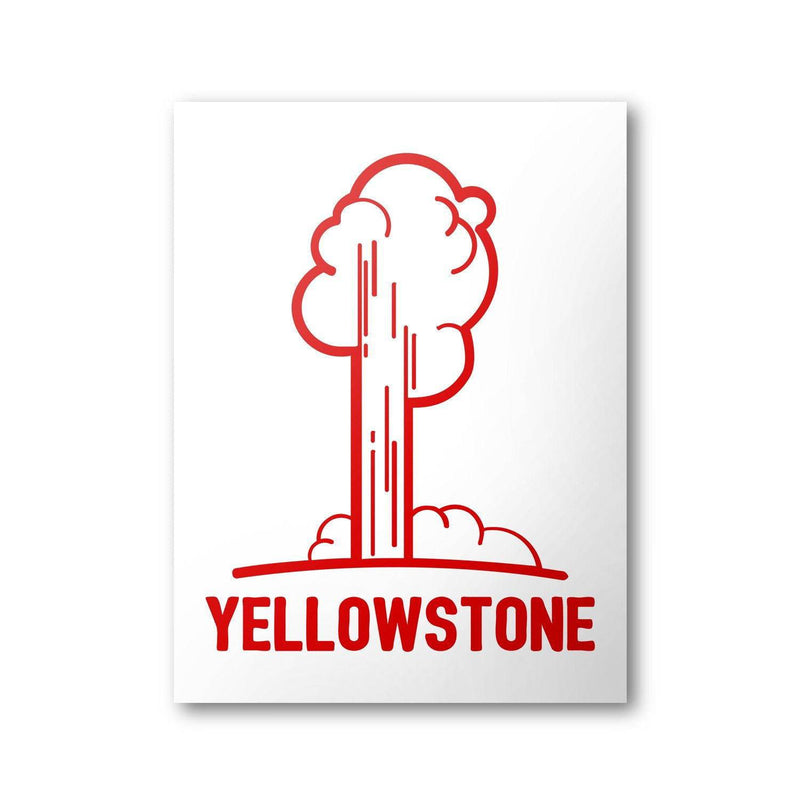 Yellowstone National Park Poster | National Park Print