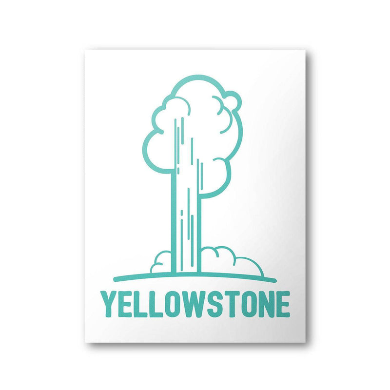 Yellowstone National Park Poster | National Park Print