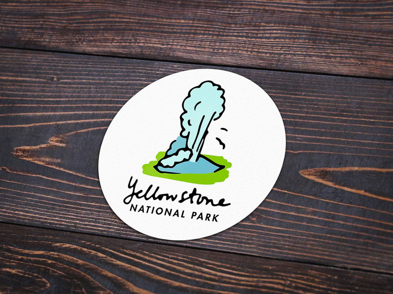 Yellowstone National Park Sticker - Albion Mercantile Co.