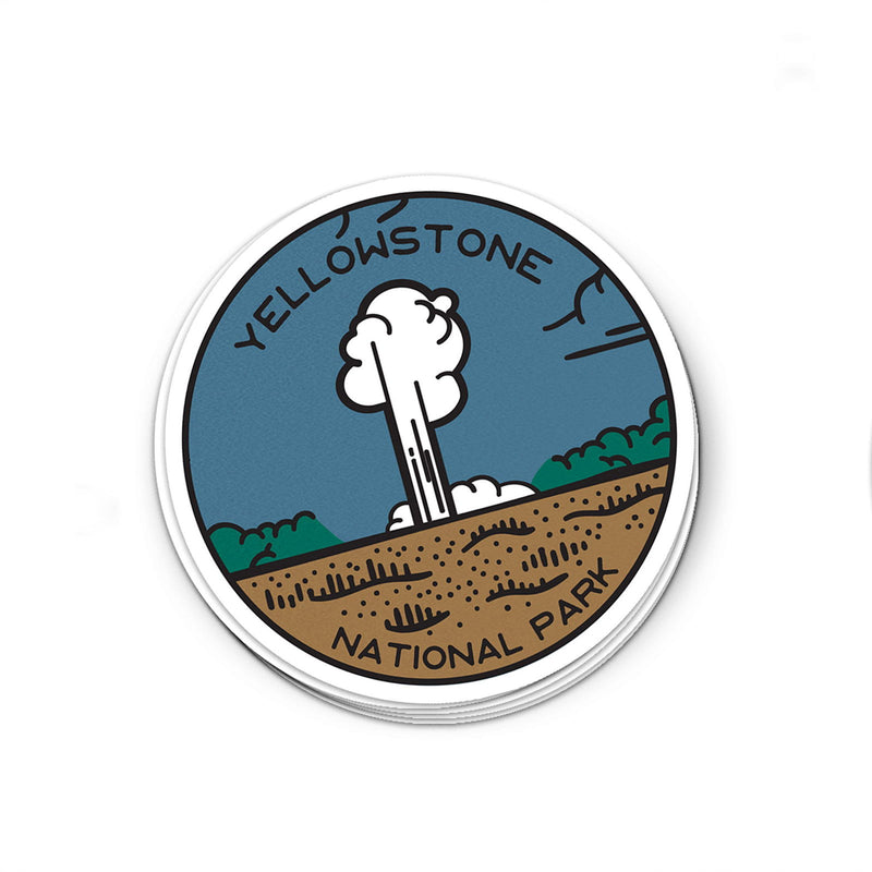 Yellowstone National Park Sticker - Albion Mercantile Co.