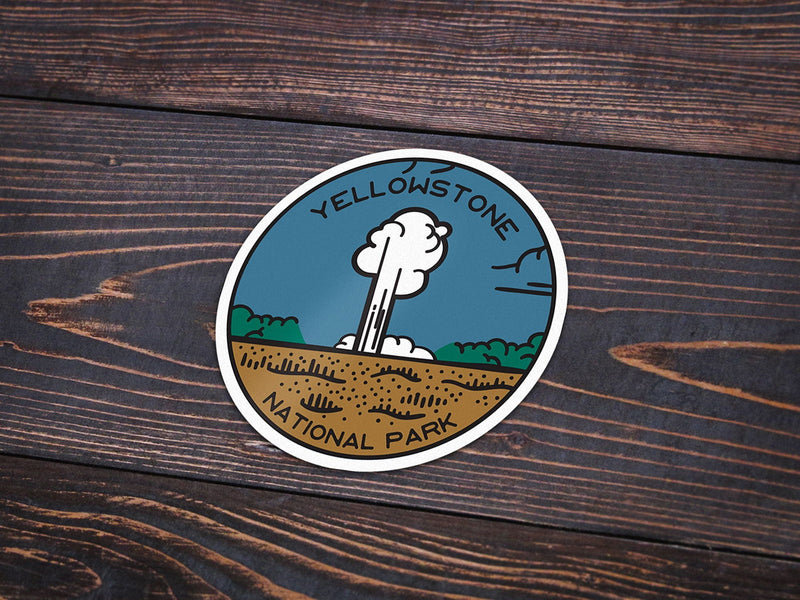 Yellowstone National Park Sticker - Albion Mercantile Co.