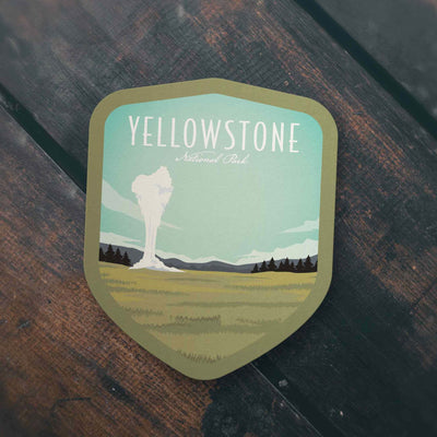 Yellowstone National Park Sticker - Albion Mercantile Co.