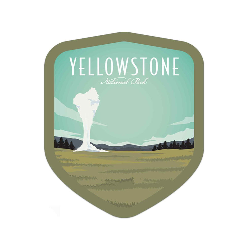 Yellowstone National Park Sticker - Albion Mercantile Co.