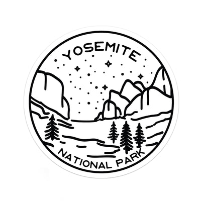 Yosemite National Park Sticker - Albion Mercantile Co.