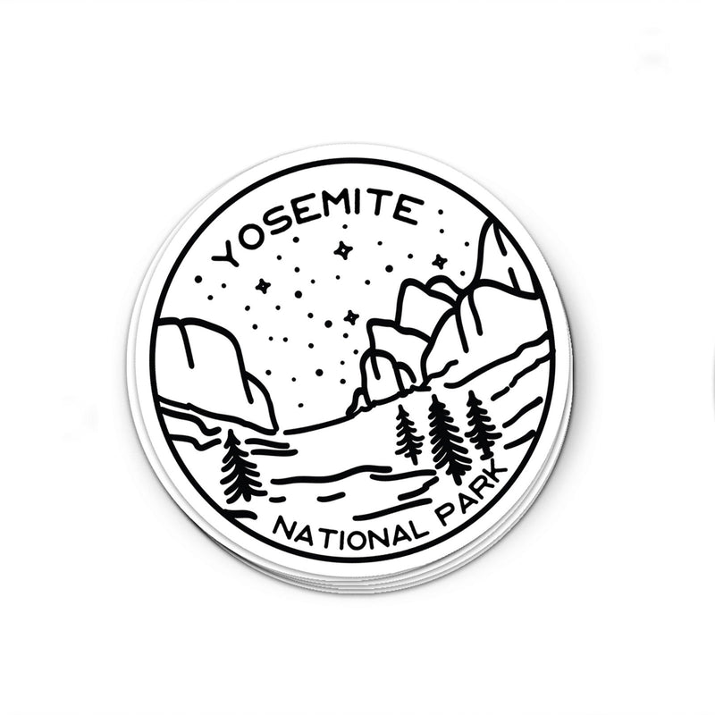 Yosemite National Park Sticker - Albion Mercantile Co.