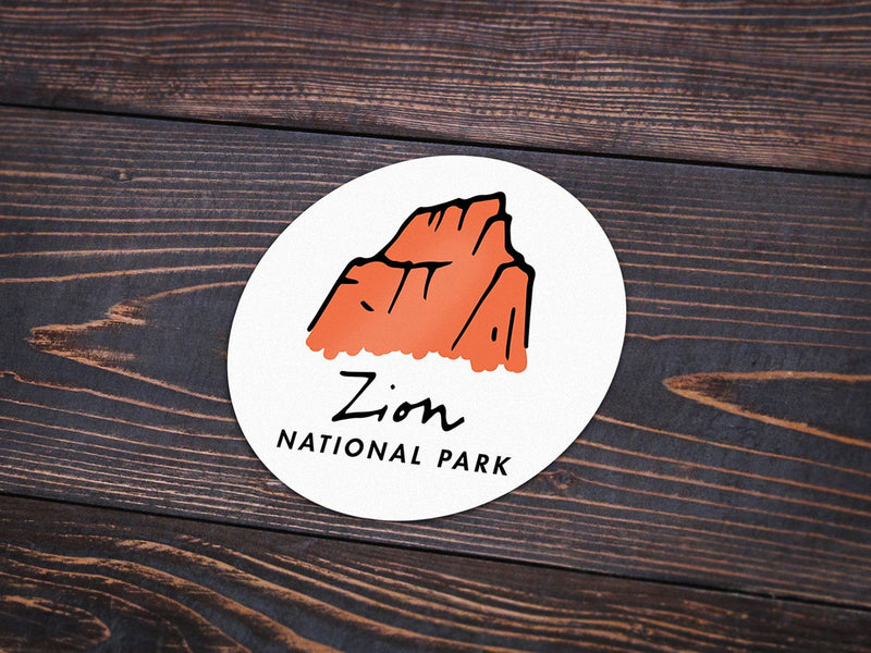 Zion National Park Sticker - Albion Mercantile Co.