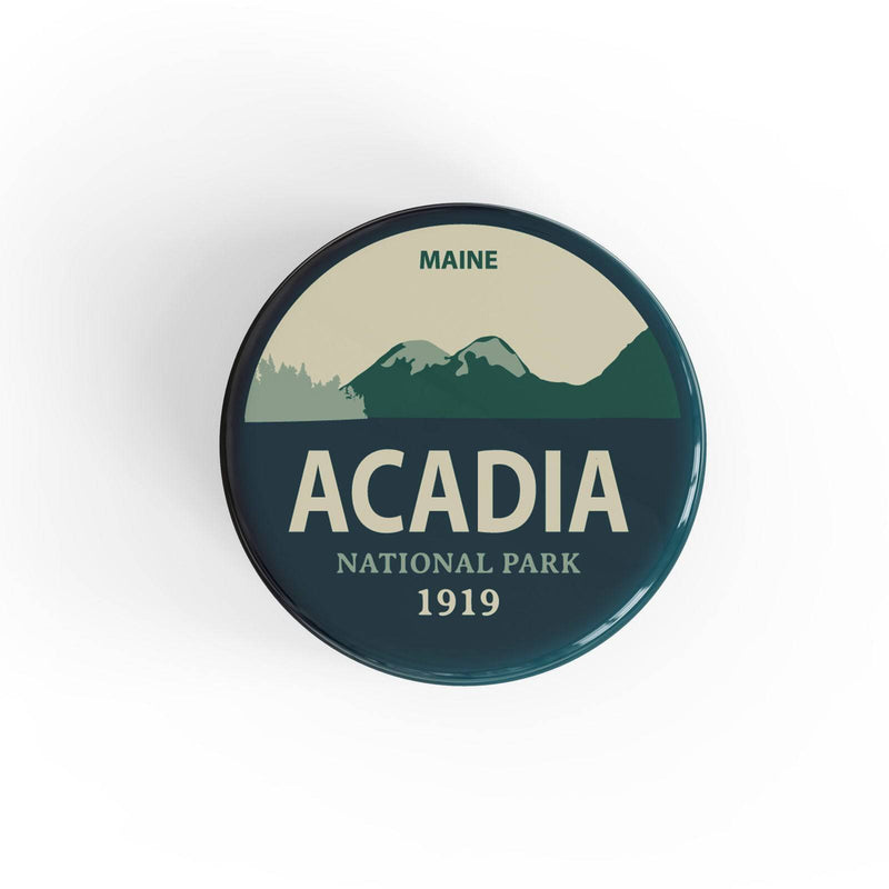 Acadia National Park Button Pin