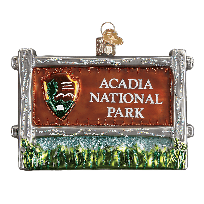 Acadia National Park Christmas Ornament | Glass Blown