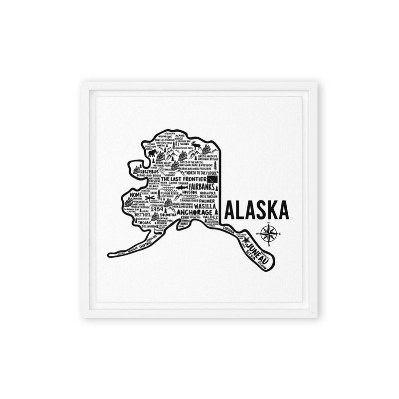 Alaska Framed Canvas Print